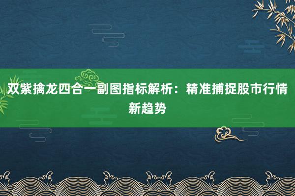 双紫擒龙四合一副图指标解析：精准捕捉股市行情新趋势